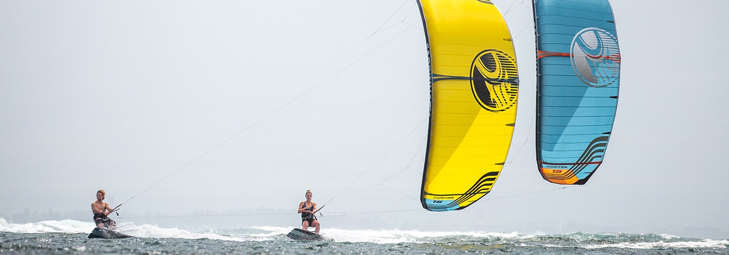 contra nafukovaci kite blue and yellow cabrinha 2020